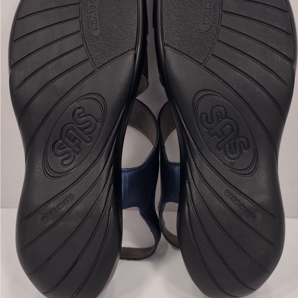 SAS Blue Strappy Sandals with Buckle size 10N pre owned Exellent condition - Picture 7 of 7